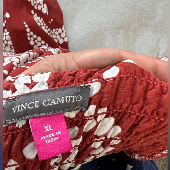 Vince Camuto Women’s Printed Square Neck Maxi Dress - Picture 4 of 6